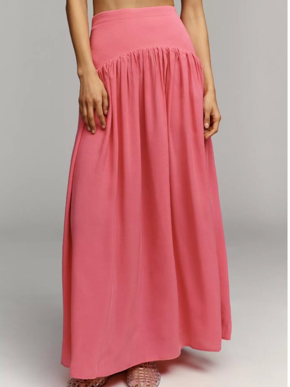 Maeve Drop-Waist Maxi Skirt
